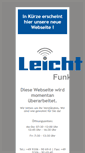 Mobile Screenshot of leicht-funktechnik.de